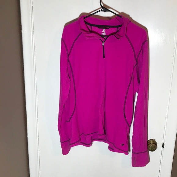 energy zone Tops - 2X pink fleece zip up